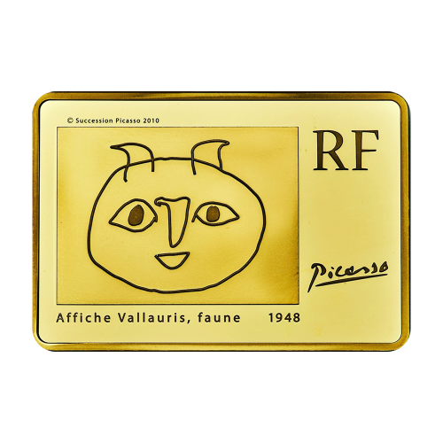 Złota moneta 500 euro Picasso 2010 - wysyłka 24 h!