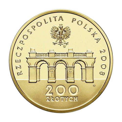 zlota-moneta-200-zl-90-rocznica-odzyskania-niepodleglosci-2008-awers