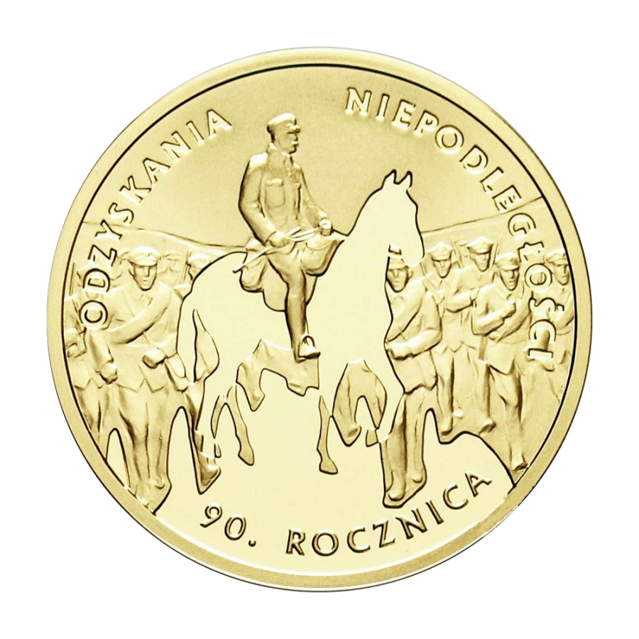 zlota-moneta-200-zl-90-rocznica-odzyskania-niepodleglosci-2008-rewers