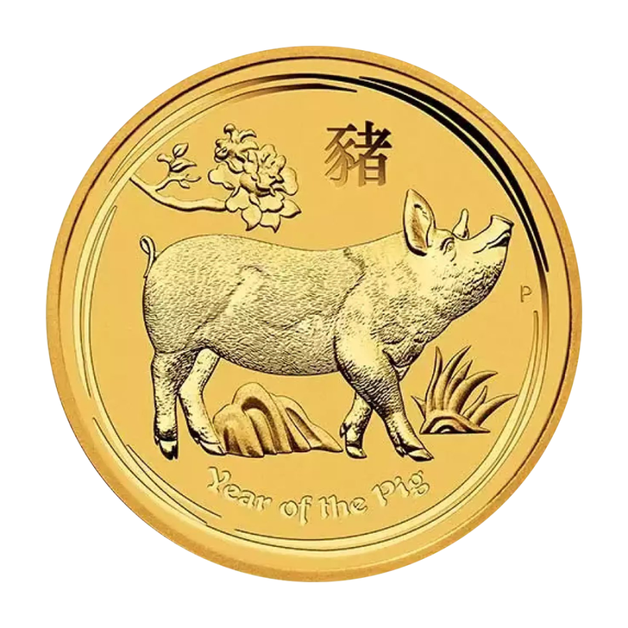 zlota-moneta-rok-swini-2019-14-uncji-awers