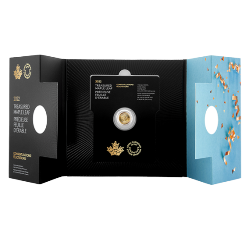 it's a gold coin. it's a canadian fox