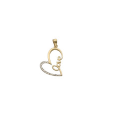 the gold-love pendant