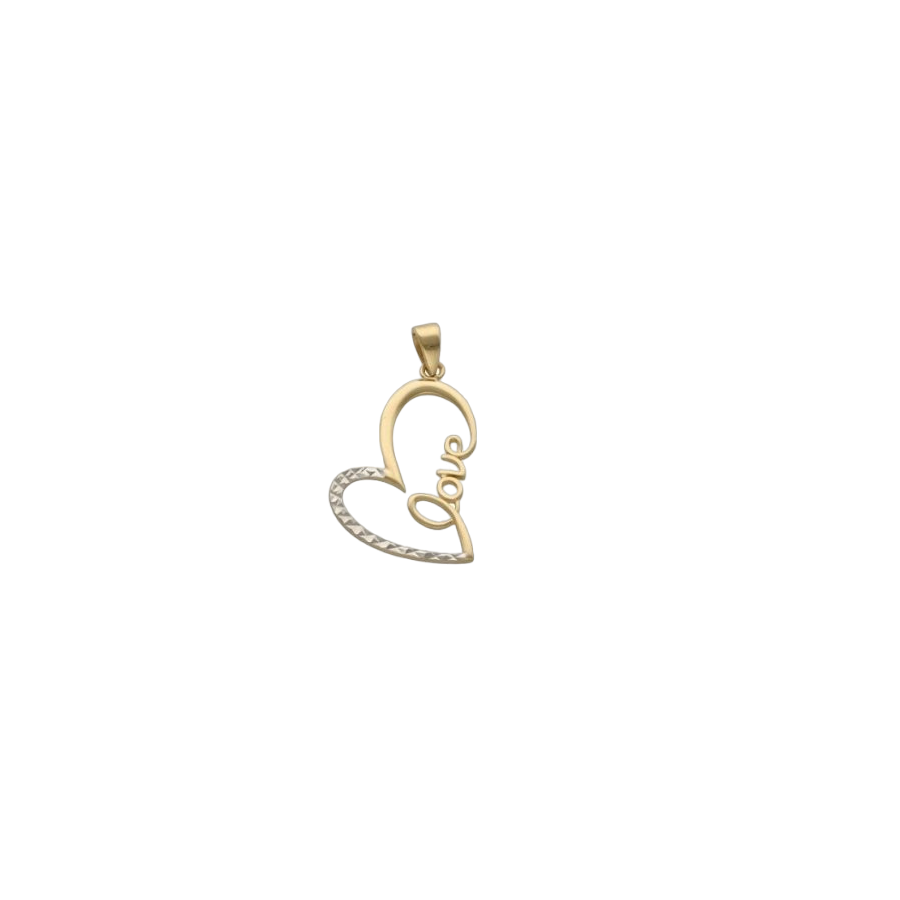 the gold-love pendant
