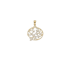 the gold-glass-ring pendant