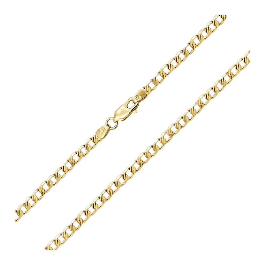 lancuszek-zloty-55-cm-pancerka-nacinana