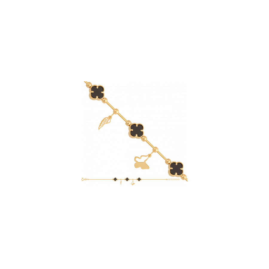 the gold-winged butterfly bracelet