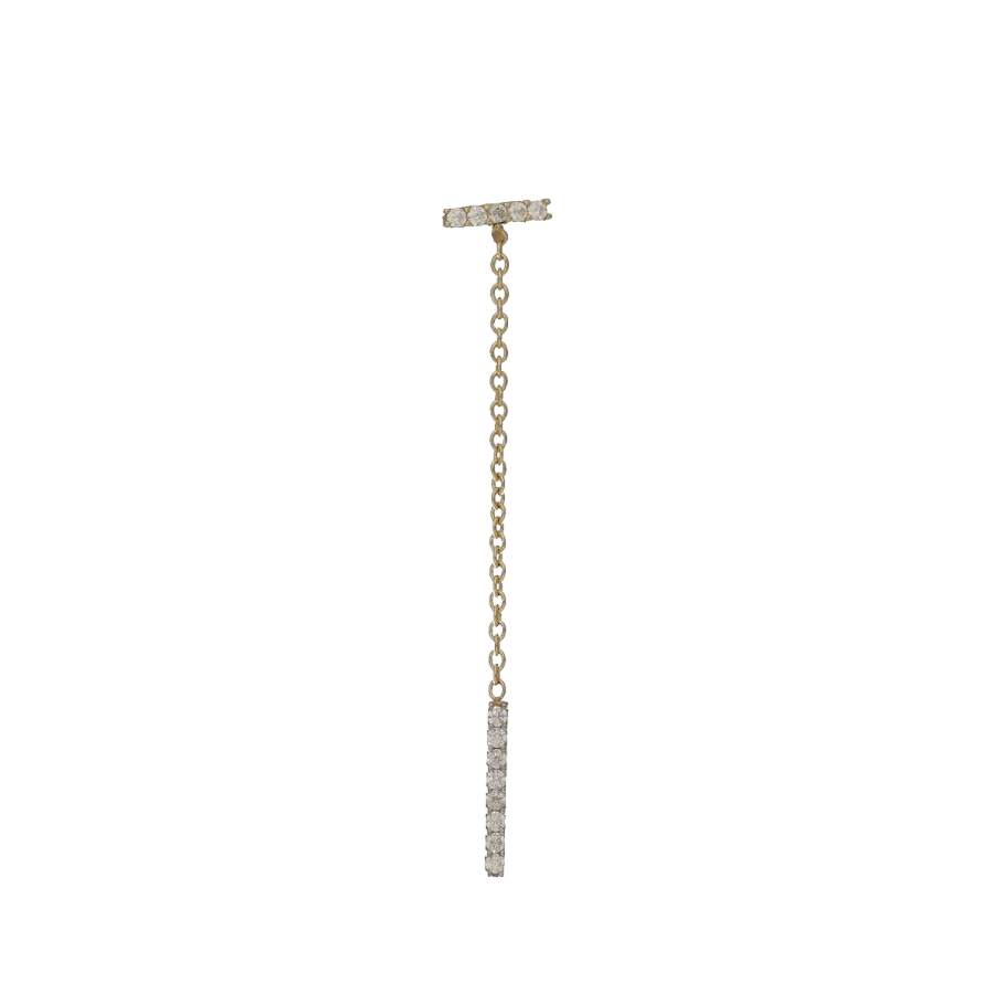 earrings and earrings made of zinc