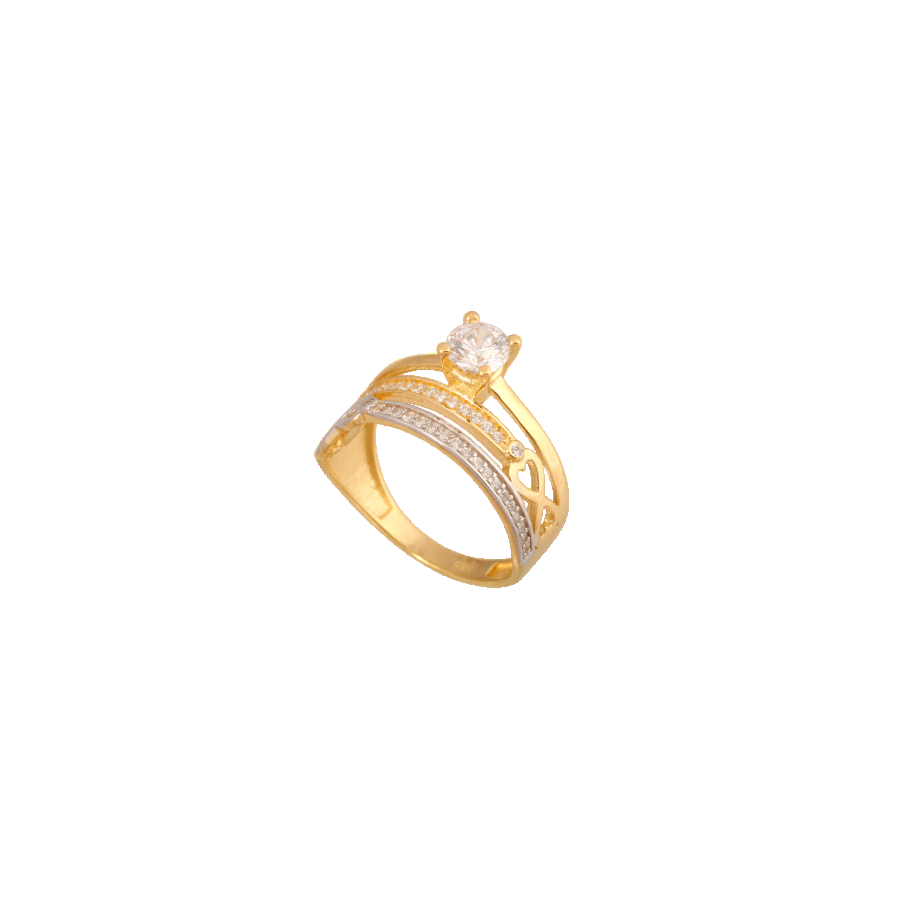 a zinc-r-15 gold ring