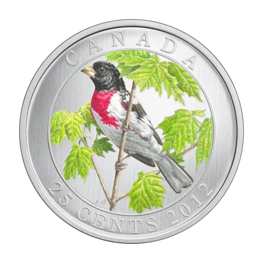 moneta-025-cad-grubodziob-rozowy-2012-rewers