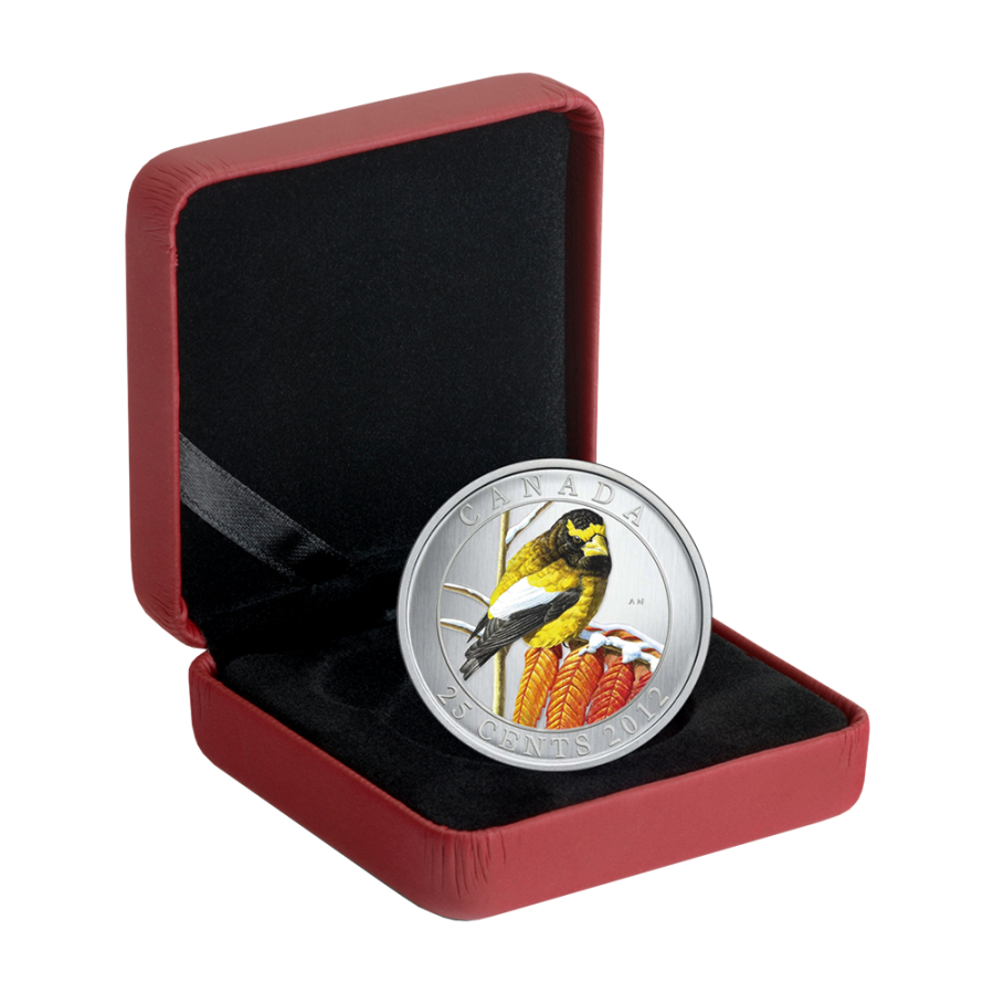 moneta-025-cad-grubodziob-wieczorny-2012-opakowanie