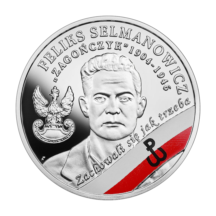 this is a silver coin, 10zl-2017
