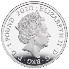 srebrna-moneta-1gbp-legendy-muzyki-david-bowie-2020-rewers 2
