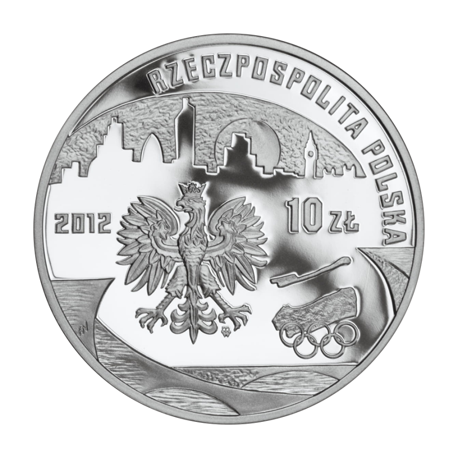 srebrna-moneta-10-zl-2012-polska-reprezentacja-olimpijska-londyn-awers