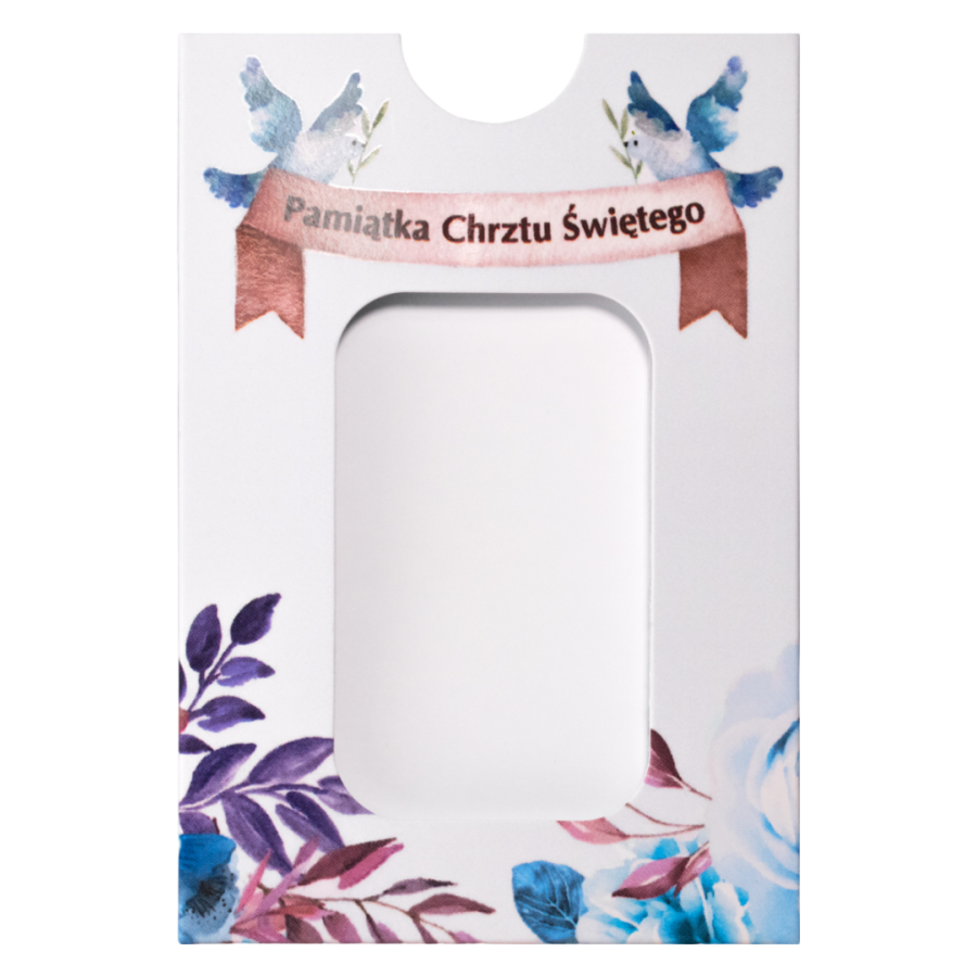 the envelope-gift-on-the-bar-of-the-baptism-for-the-boy-one is in the mail