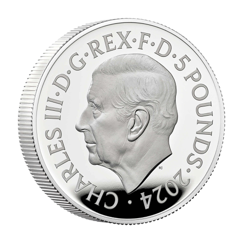 silver coin of the legend of music George Michael 2 ounces proof