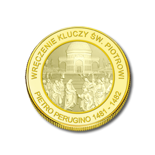 Medal pamiątkowy - Wręczenie kluczy św. Piotrowi - wysyłka 24 h!