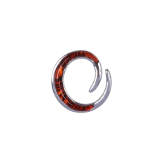 Women’s Stainless Steel Brooch with Abalone Shell (Tiger Pattern) - 24h Shipping!