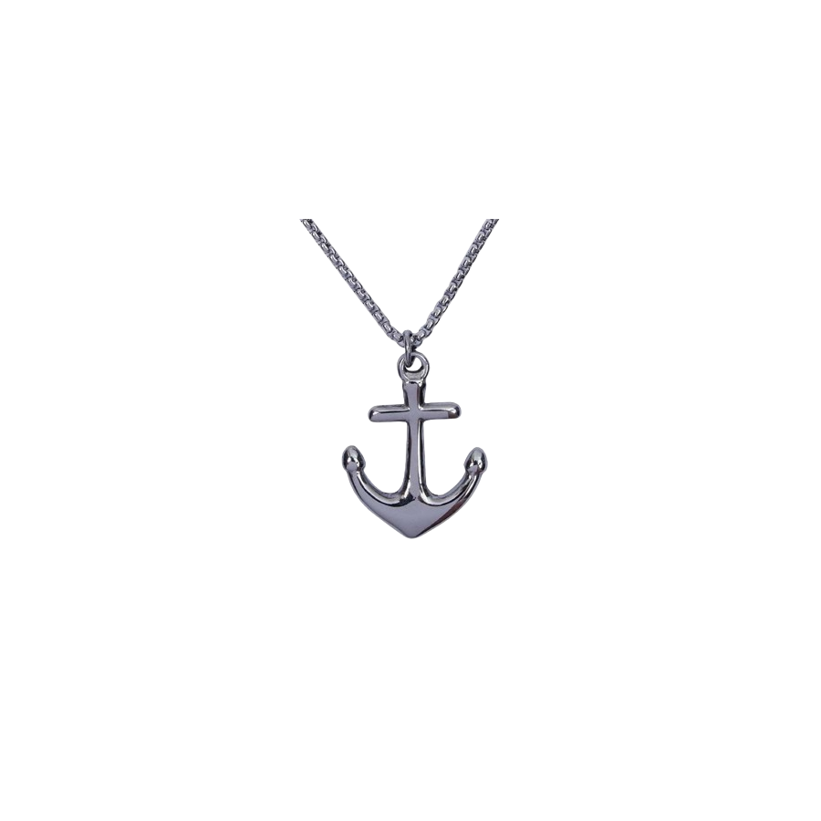 Men’s Stainless Steel Necklace with Anchor Pendant - 24h Shipping!