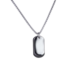 Men’s Stainless Steel Military Dog Tag Necklace - 24h Shipping!