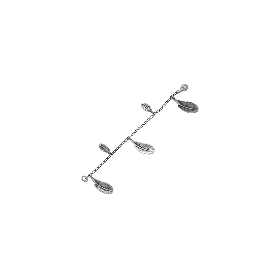 Silver Bracelet ‘IKAR’ (Oxidized Sterling Silver, 20.80 g, 16 cm) - 24h Shipping!