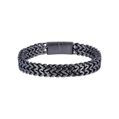 a male bracelet of precious steel