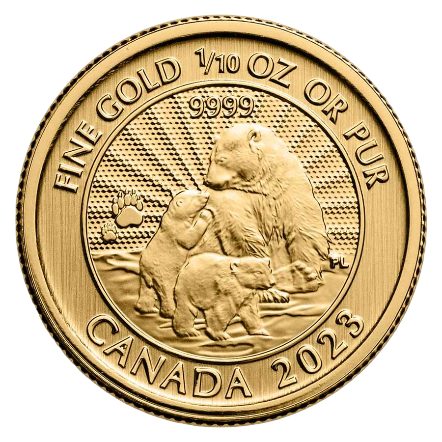 zlota-moneta-niedzwiedz-polarny-2023-1-10-uncji-rewers