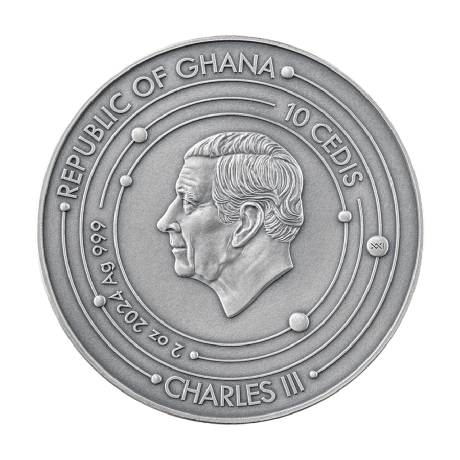 silver-coin-planet-earth two-ounce reverse