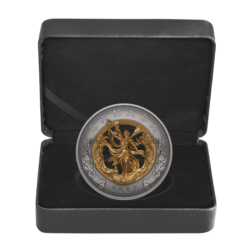 silver coin allegory of freedom 2024 packaging