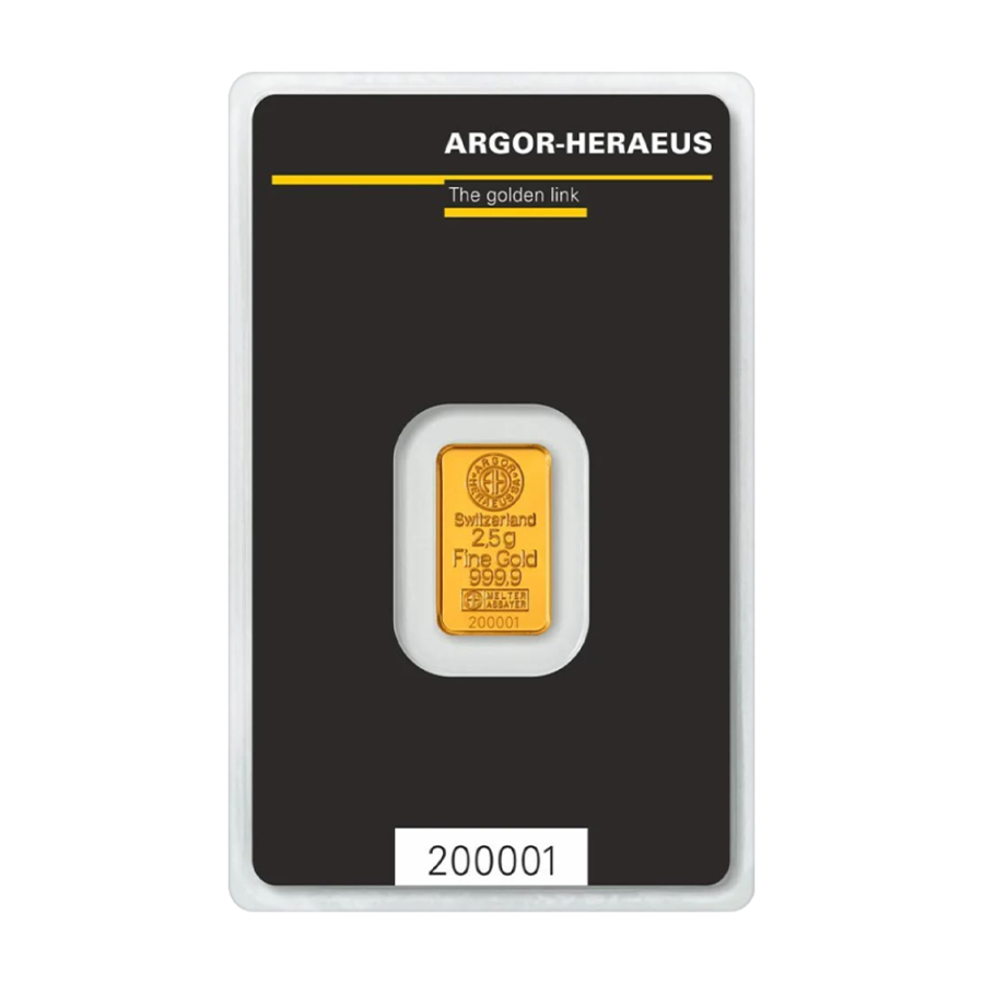 2,5 g Gold Bar
