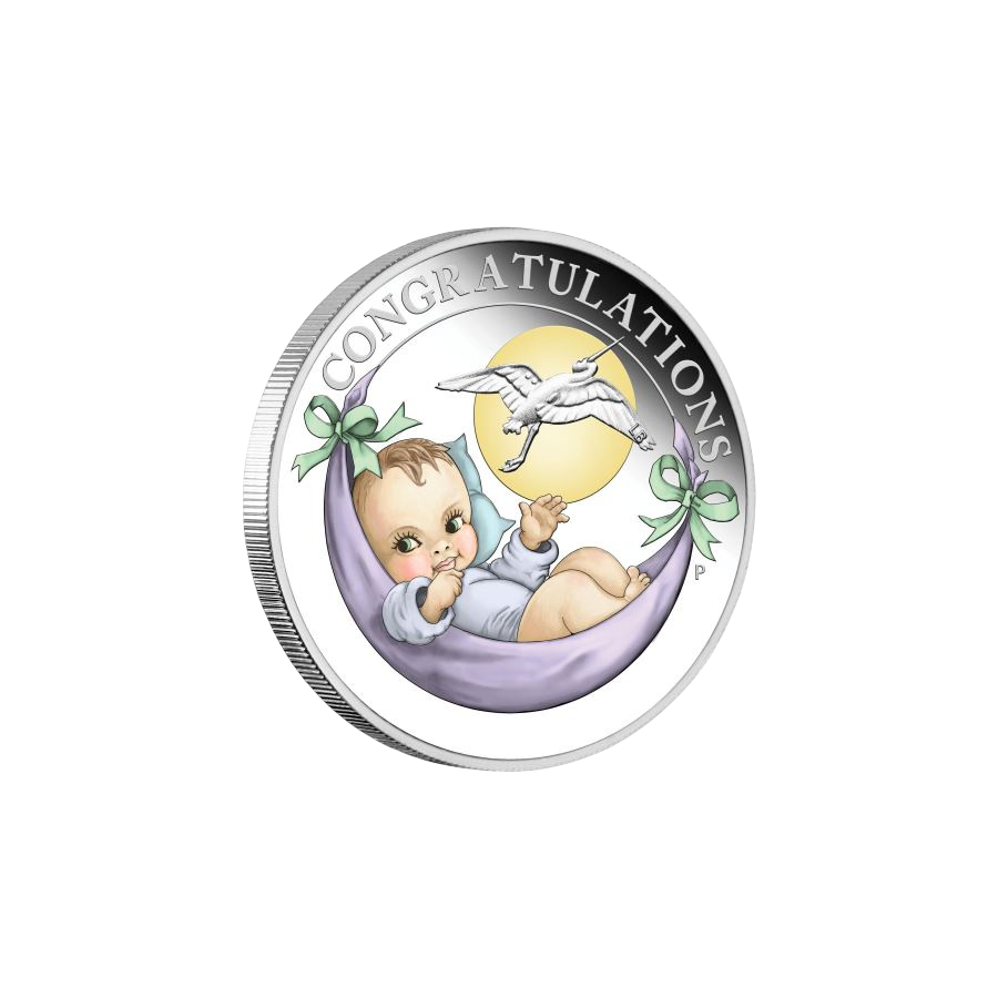 silver coin birthday card 2021 reverse