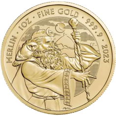 gold-coin-myth-and-legend-merlin-1-ounce reverse