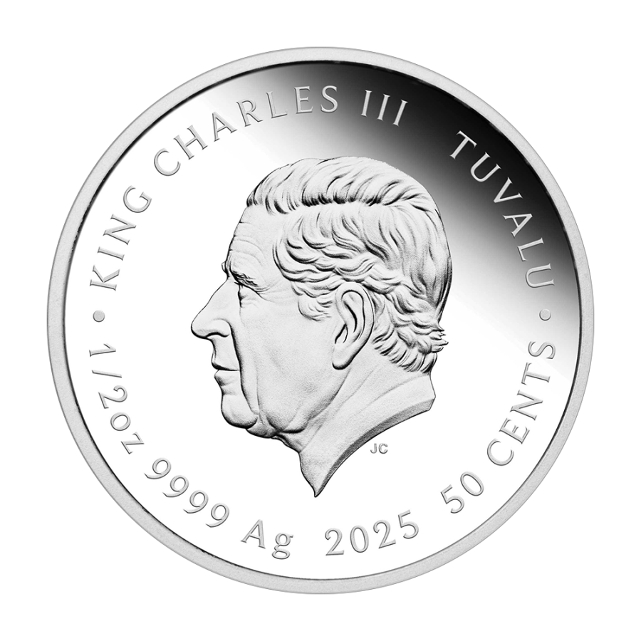 it's a silver coin. it's a two-ounce lunar baby dragon