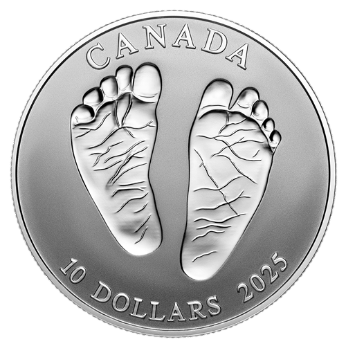 silver coin welcome to the world reverse