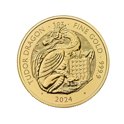 the gold-coin-beast-turtle-dragon-turtle one-ounce reverse