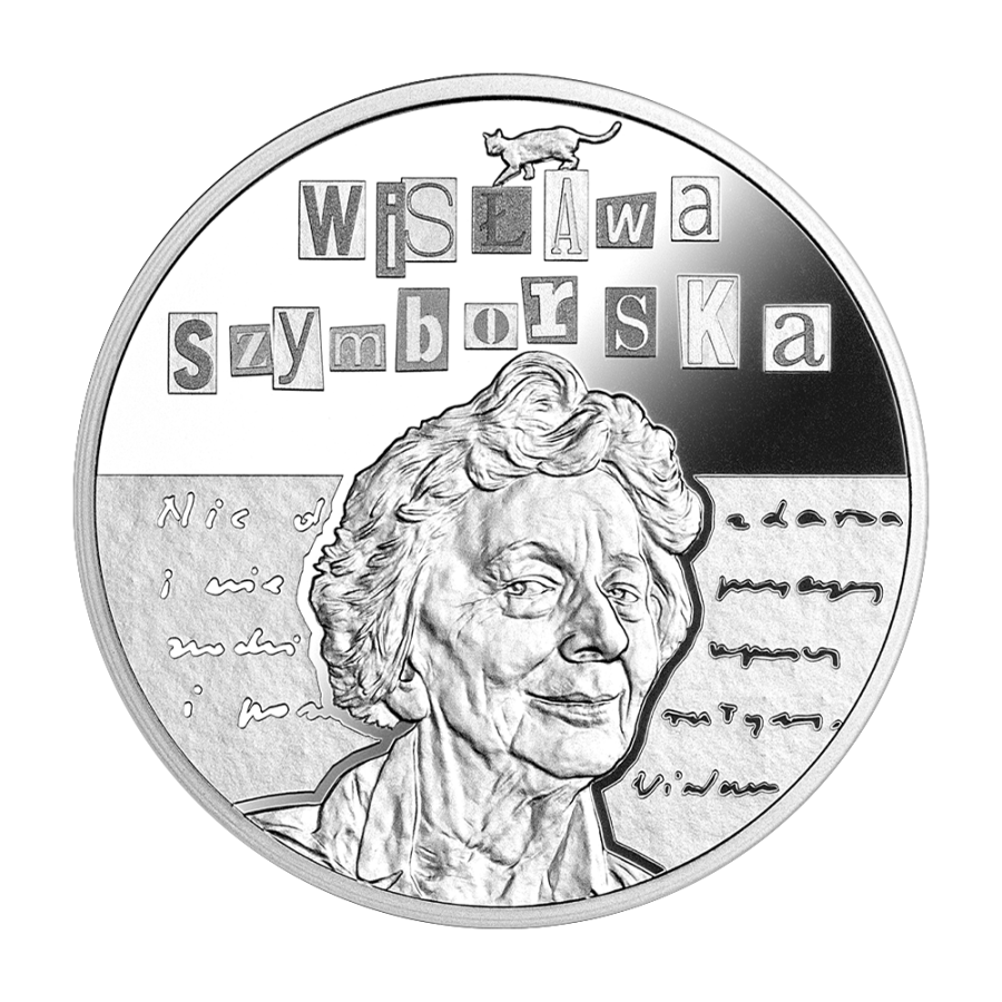 Silver Proof Coin – Wislawa Szymborska - 24h Shipping!