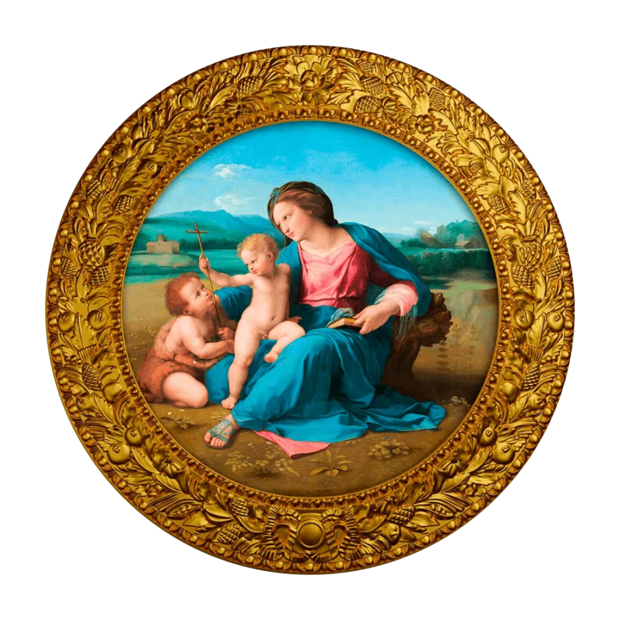 ALBA MADONNA Rafael Santi Silver Proof Coin Cameroon 2022 - 24h Shipping!