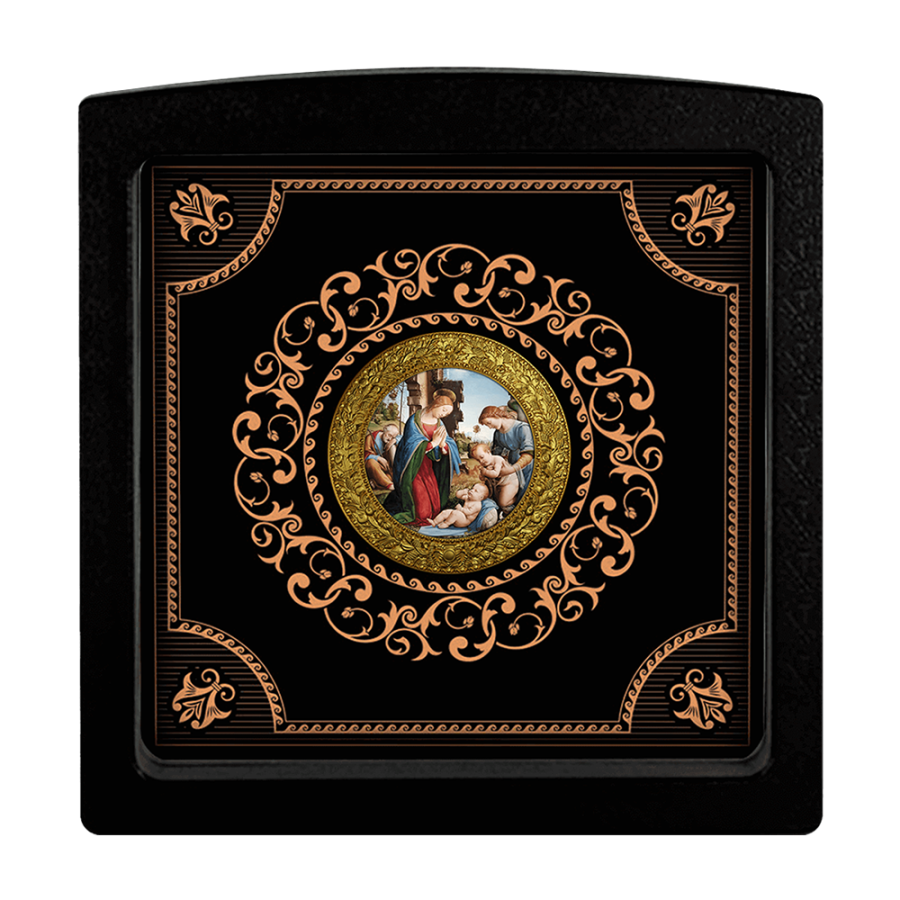 2022 Cameroon 500 CFA Silver Proof Coin – Fra Bartolomeo, Adoration of the Child - 24h Shipping!