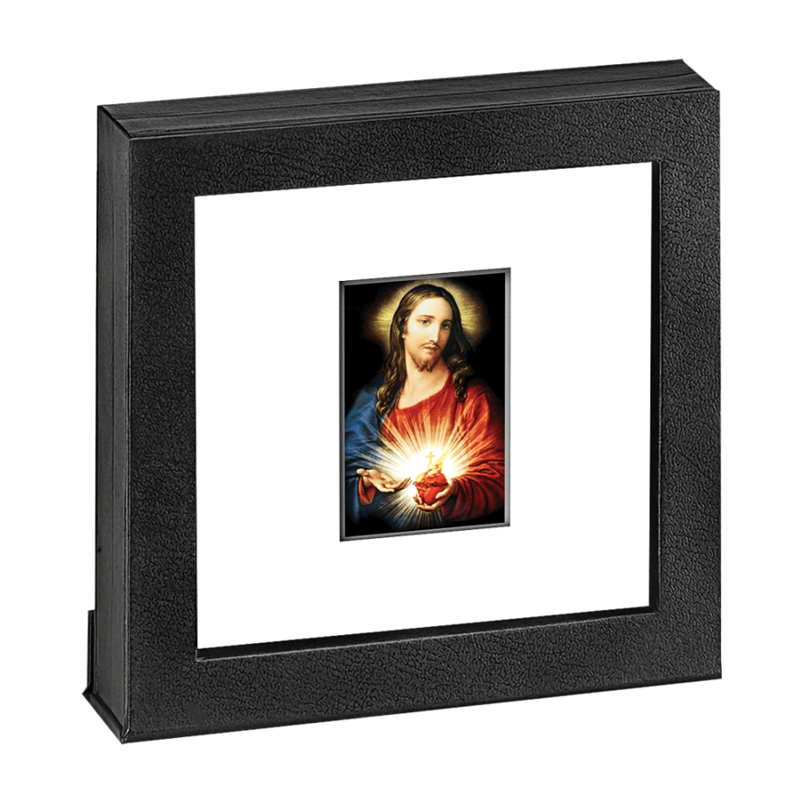 Silver Numismat – Sacred Heart of Jesus Silver Bar - 24h Shipping!