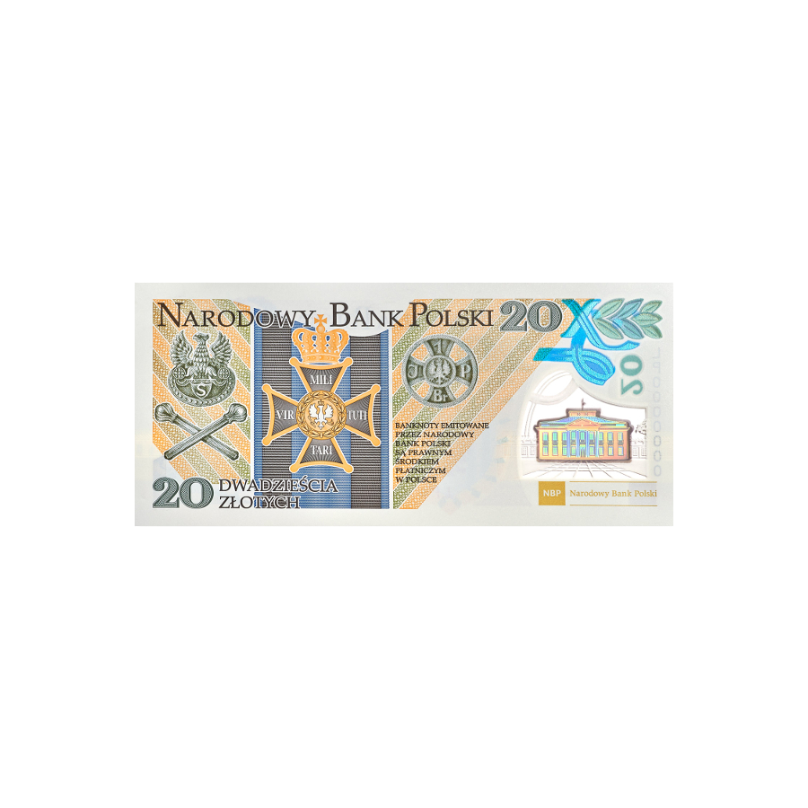 Poland 100 Zloty Commemorative Banknote – 100th Anniversary of the Formation of the Polish Legions - 24h Shipping!