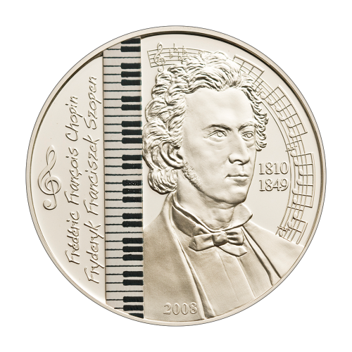 srebrna-moneta-fryderyk-franciszek-chopin-500-togrog-rewers