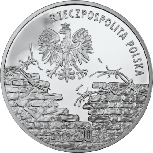 Silver Coin Commemorating Poles who rescued Jews in World War II - 24h Shipping!