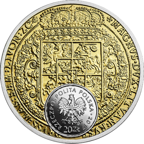 Silver Coin – History of Polish Coin: 100 Ducats of Sigismund III Vasa - 24h Shipping!