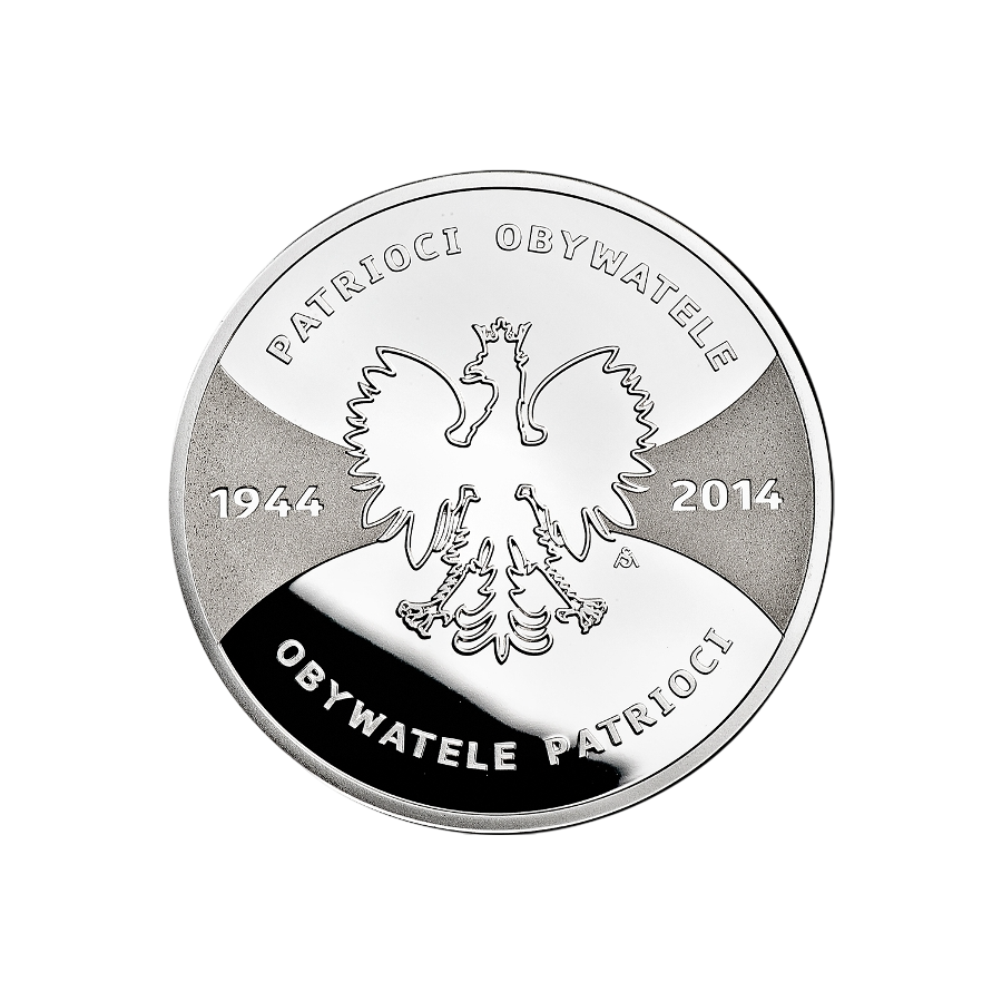 Silver Proof Coin – 'Patriots 1944 / Citizens 2014' - 24h Shipping!