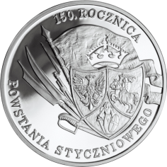 srebrna-moneta-150-rocznica-powstania-styczniowego-rewers