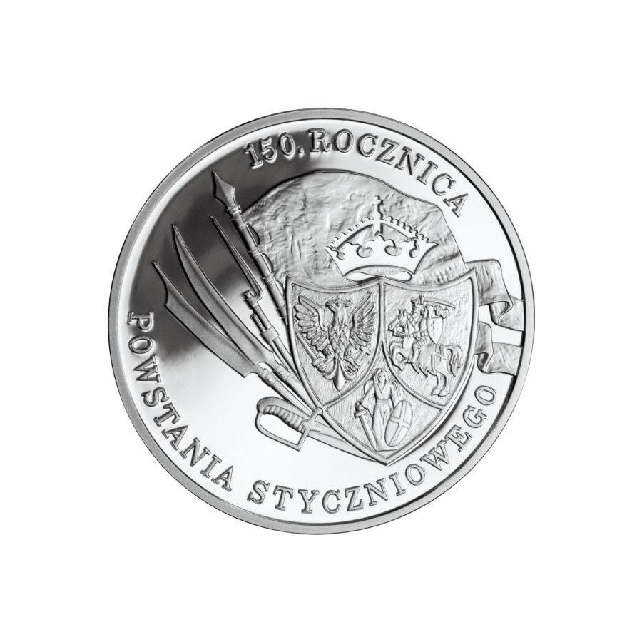srebrna-moneta-150-rocznica-powstania-styczniowego-rewers