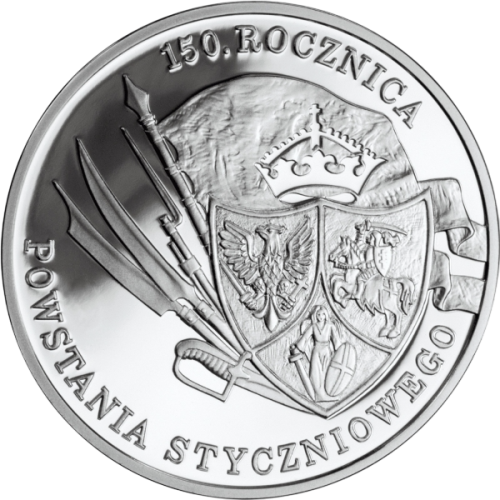 srebrna-moneta-150-rocznica-powstania-styczniowego-rewers