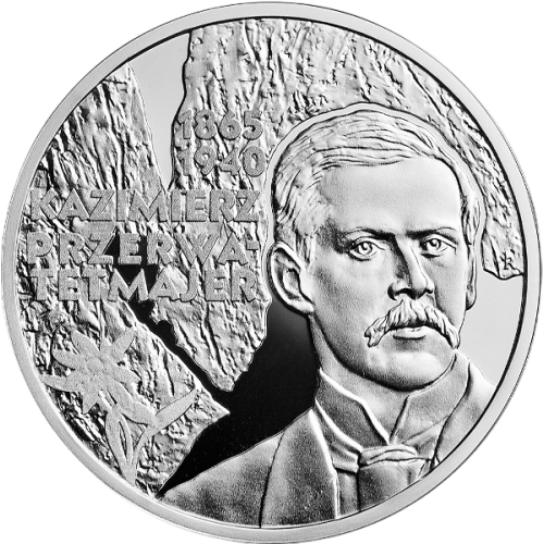 Poland 2015 10 Zlotych Silver Proof Coin – 150th Anniversary of the Birth of Kazimierz Przerwa-Tetmajer - 24h Shipping!