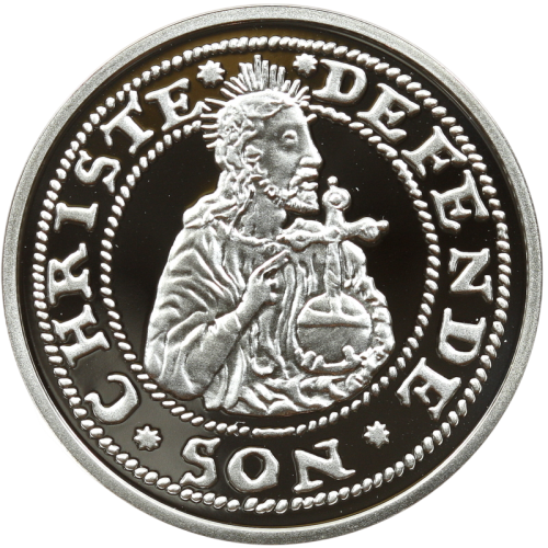 Silver Proof Medal – Replica of the 1577 Gdańsk (Danzig) Siege Grosz - 24h Shipping!