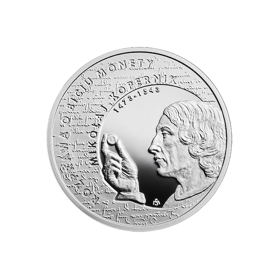 Silver Proof Coin – The Great Polish Economists Series: Nicolaus Copernicus - 24h Shipping!