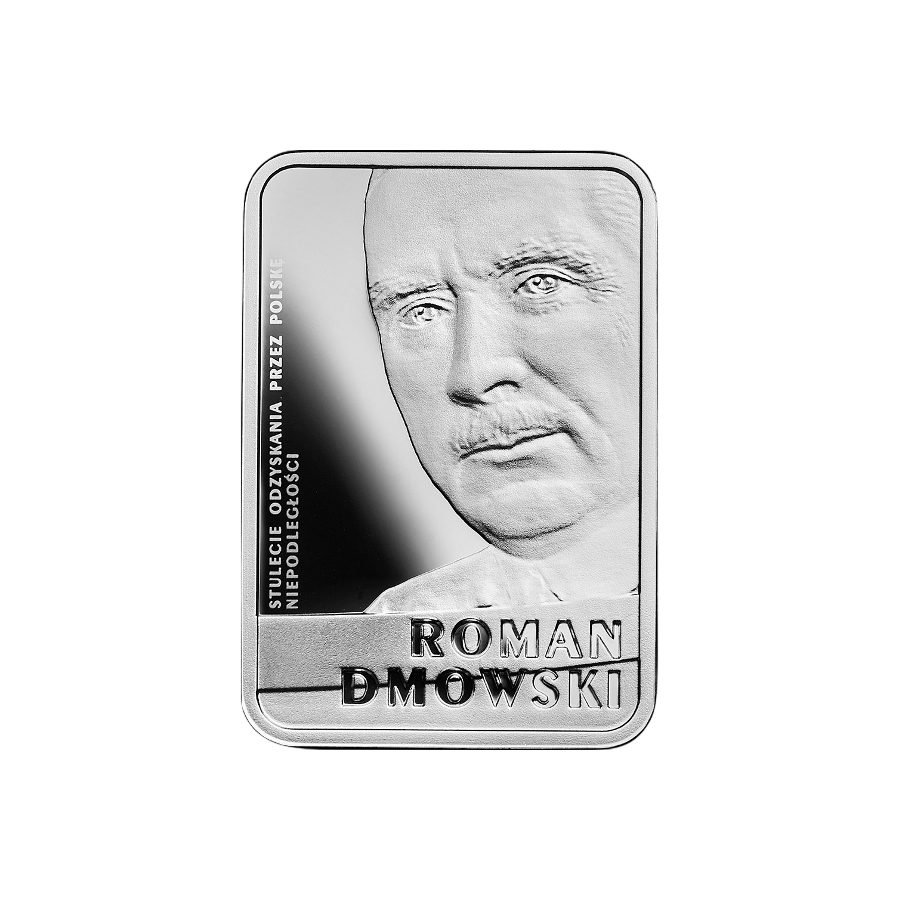 Silver Proof Coin – 100th Anniversary of Regaining Independence by Poland – Roman Dmowski - 24h Shipping!